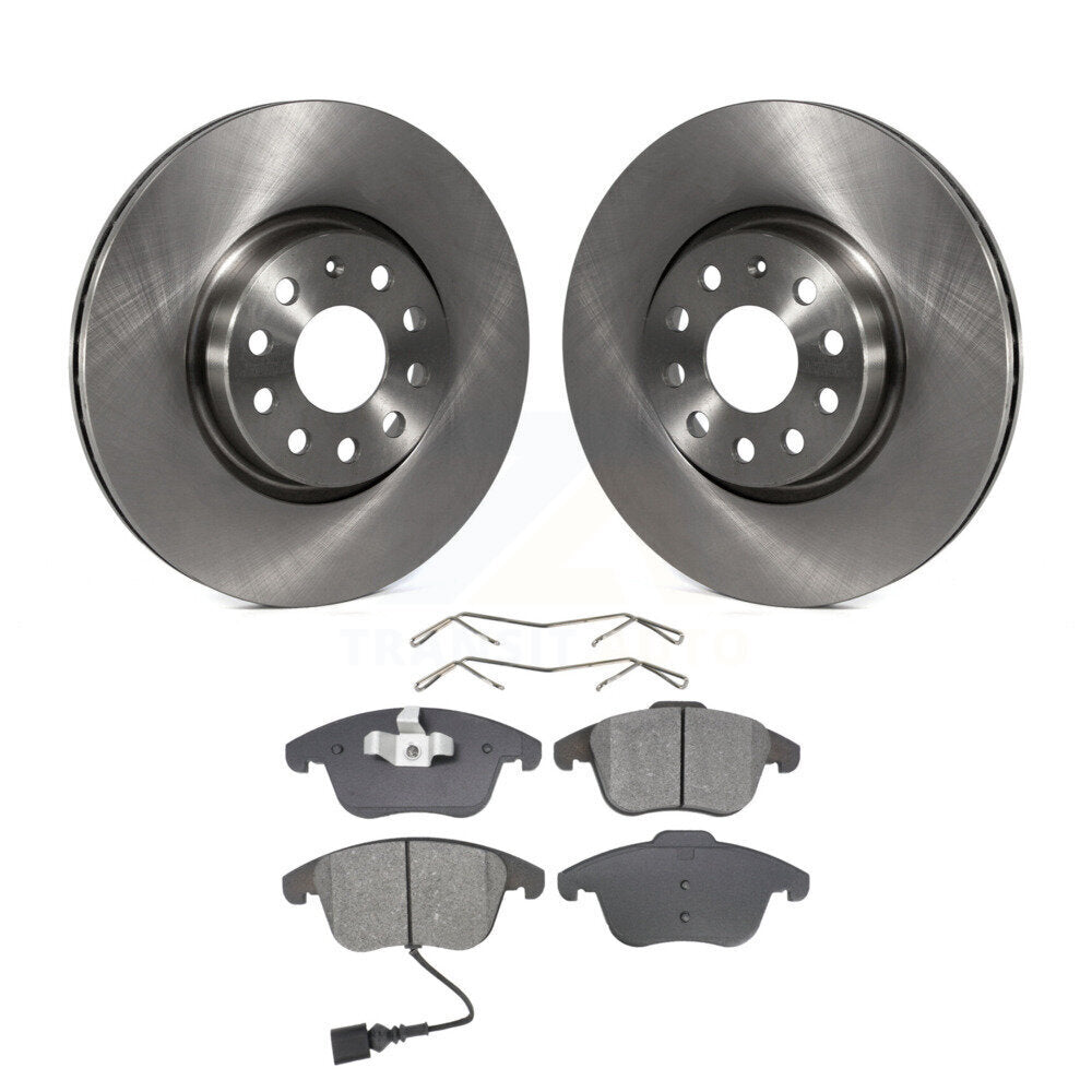 Kit de rotor de frein avant et de plaquettes semi-métalliques pour Volkswagen Tiguan Passat Audi Q