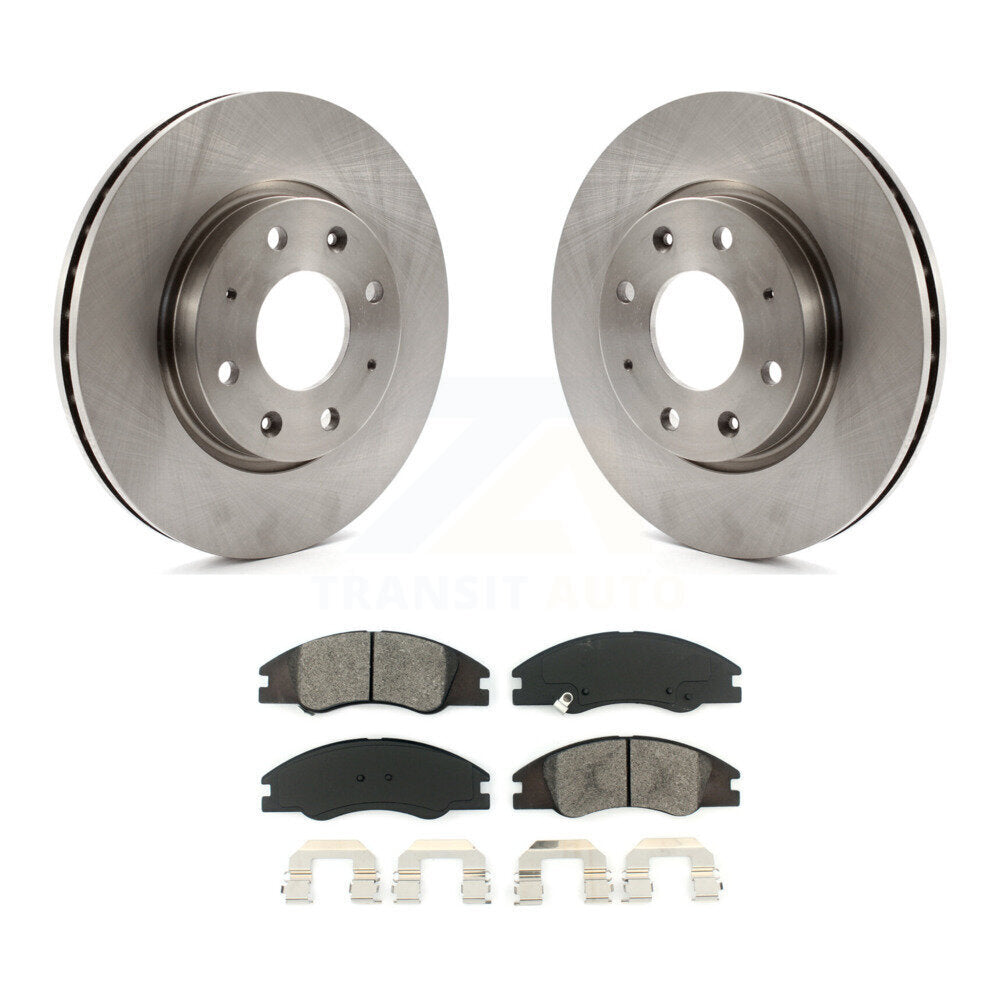 Kit de disques de frein à disque avant et plaquettes semi-métalliques pour Kia Spectra Spectra5