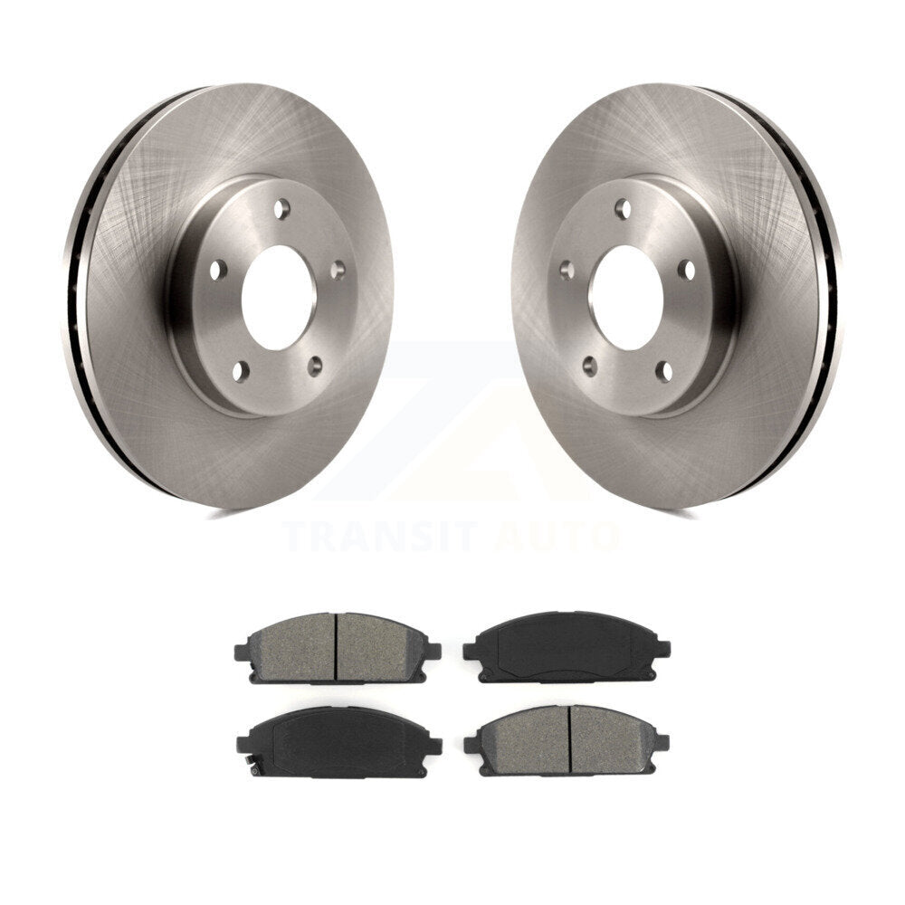 Kit de disques de frein à disque avant et plaquettes semi-métalliques pour Nissan X-Trail 2004-2006