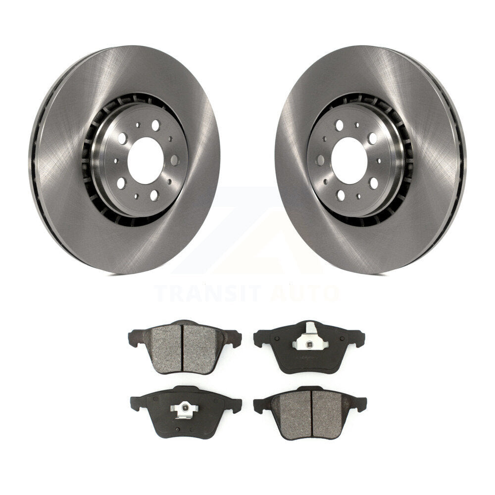 Kit de disques de frein à disque avant et plaquettes semi-métalliques pour Volvo XC90 K8S-100477
