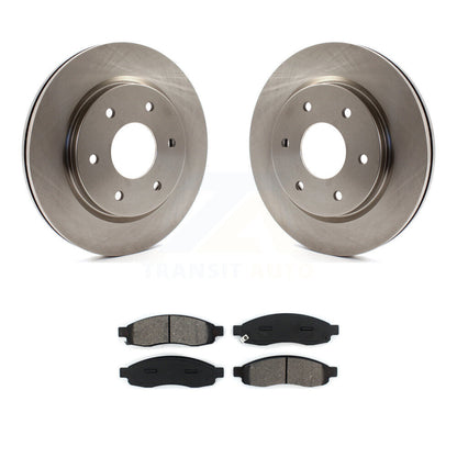 Rotors de frein avant et Kit de plaquettes semi-métalliques pour Nissan TITAN INFINITI QX56 Armad