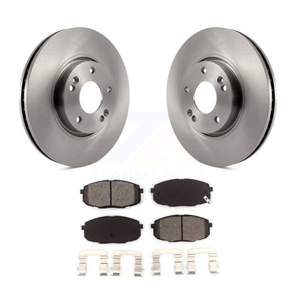 Kit de rotors de frein à disque avant et plaquettes semi-métalliques pour Kia Forte Koup Forte5
