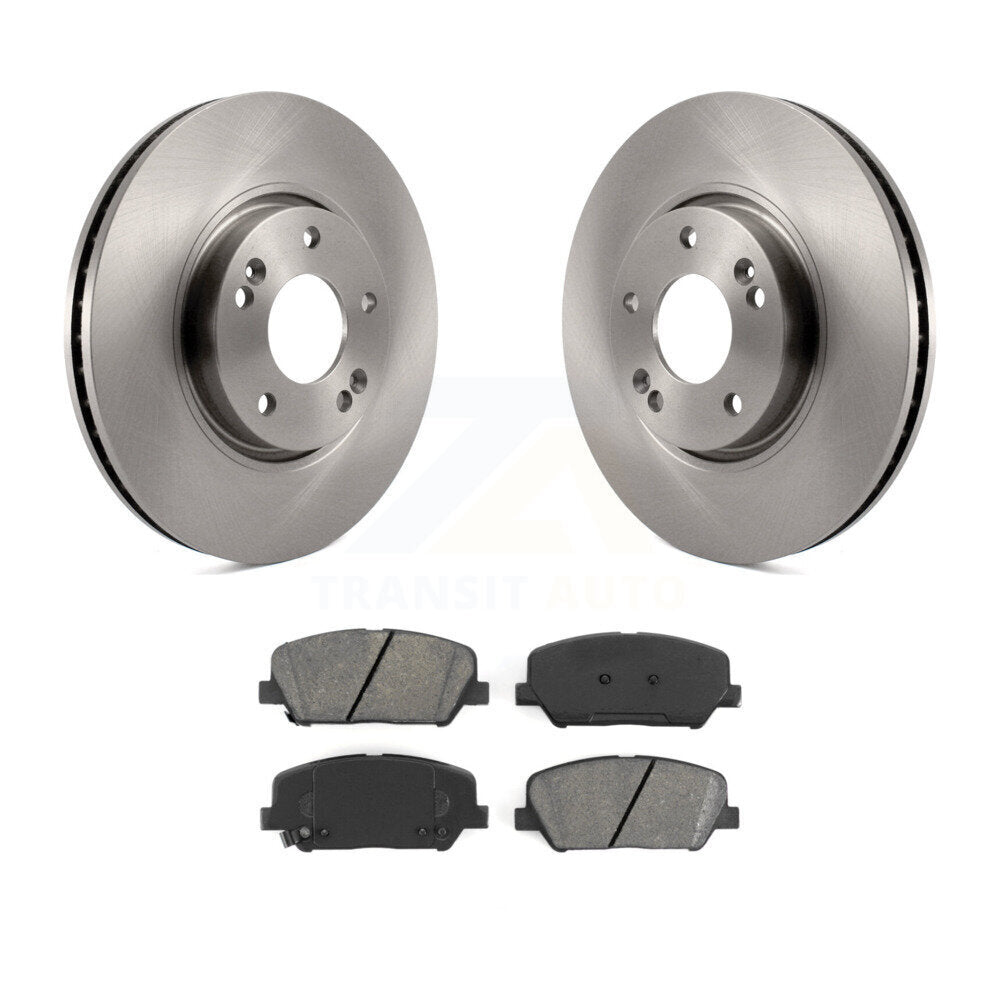 Kit de plaquettes de frein semi-métalliques pour Rotors de frein avant, pour Hyundai Veloster Turbocharge 13-15