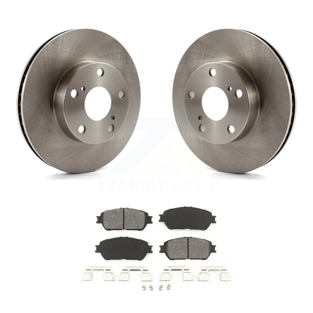 Kit de plaquettes semi-métalliques de Rotor de frein à disque avant pour Toyota Tacoma avec roue à 5 écrous