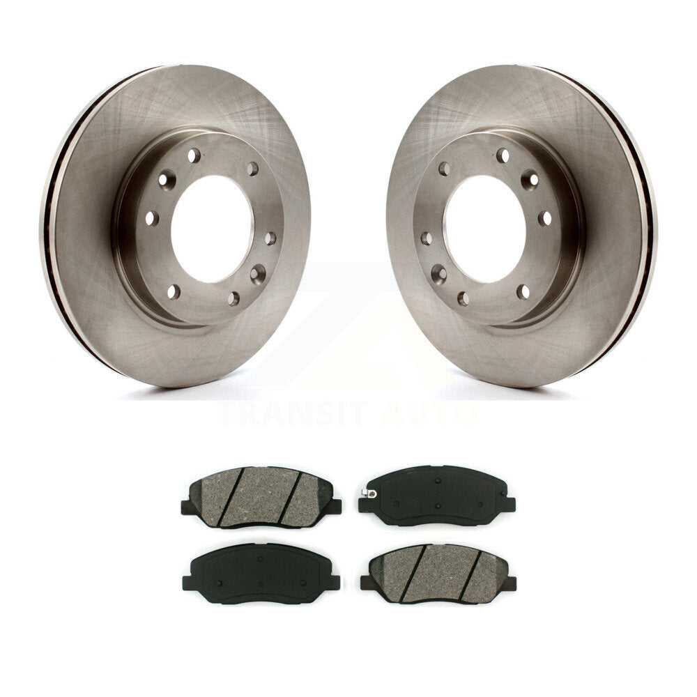 Rotors de frein à disque avant et Kit de plaquettes semi-métalliques pour Kia Sedona Hyundai Entourag
