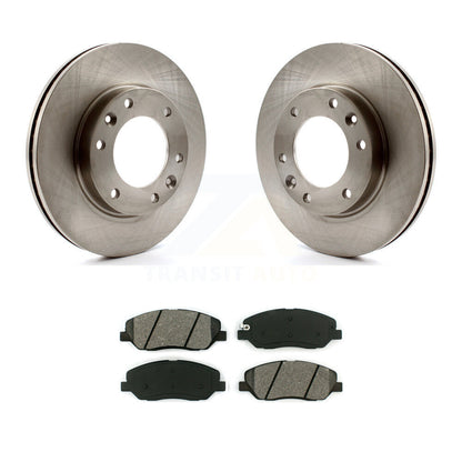 Rotors de frein à disque avant et Kit de plaquettes semi-métalliques pour Kia Sedona Hyundai Entourag