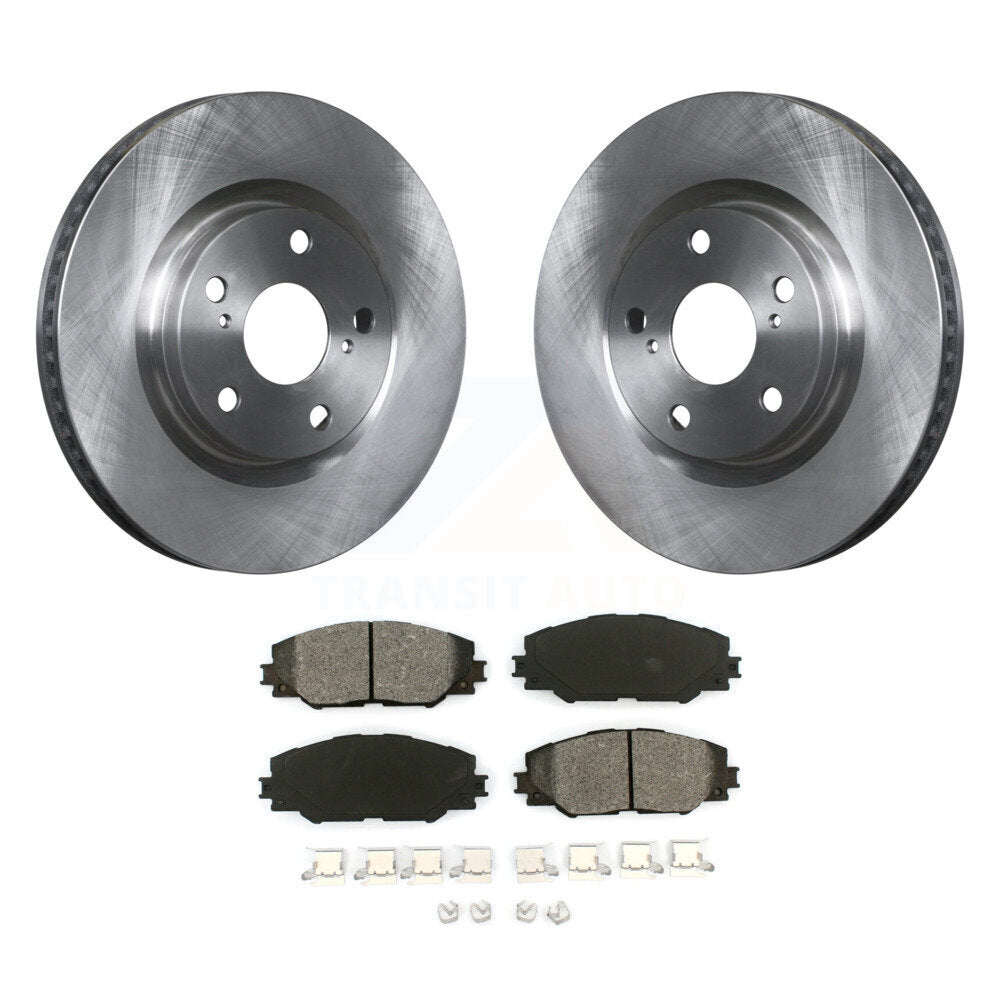 Kit de rotor de frein avant et de plaquettes semi-métalliques pour Toyota RAV4 Matrix Pontiac Vibe i