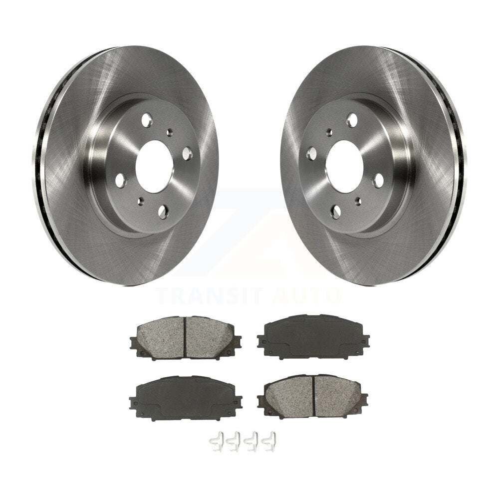 Rotor de frein à disque avant et Kit de plaquettes semi-métalliques pour Toyota Yaris Prius C Scion i