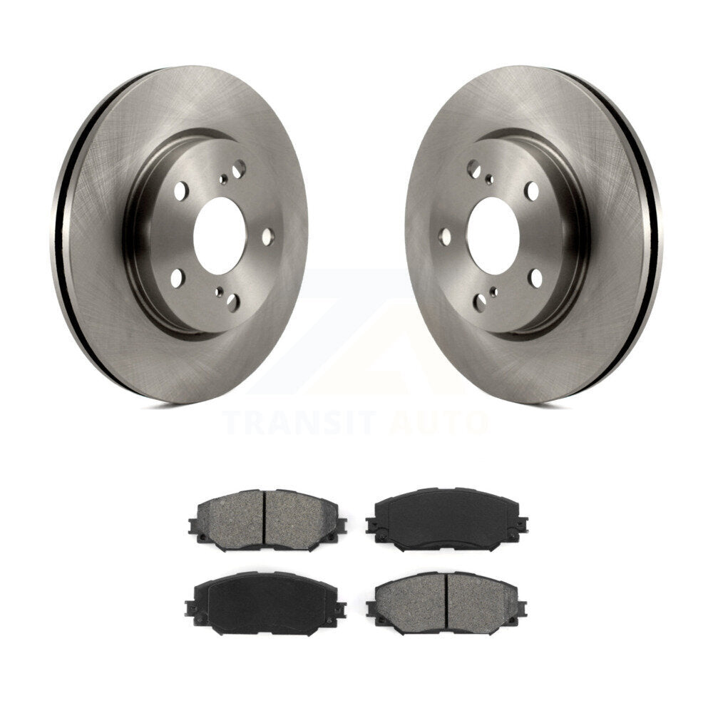 Kit de rotor de frein avant et de plaquettes semi-métalliques pour Toyota RAV4 Prius V Scion xB Lexu