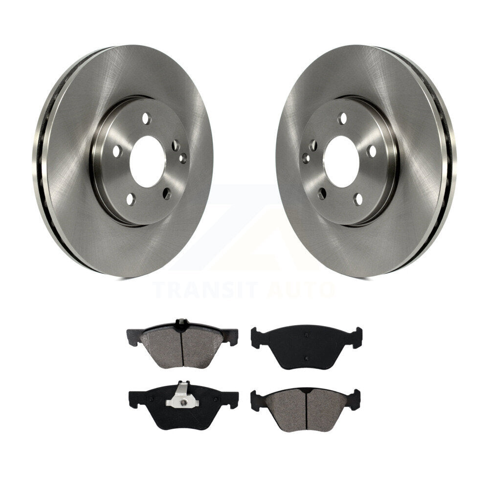 Rotors de frein à disque avant et Kit de plaquettes semi-métalliques pour Mercedes-Benz E350 E320 E30