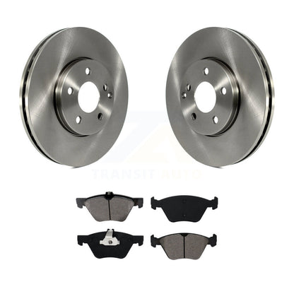 Rotors de frein à disque avant et Kit de plaquettes semi-métalliques pour Mercedes-Benz E350 E320 E30