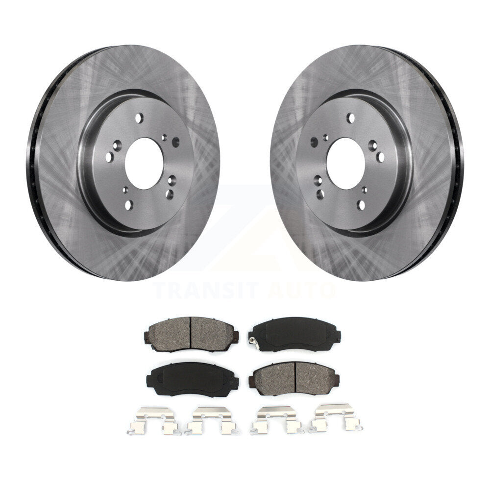 Kit de rotor de frein à disque avant et de plaquettes semi-métalliques pour Honda CR-V Acura RDX Accor