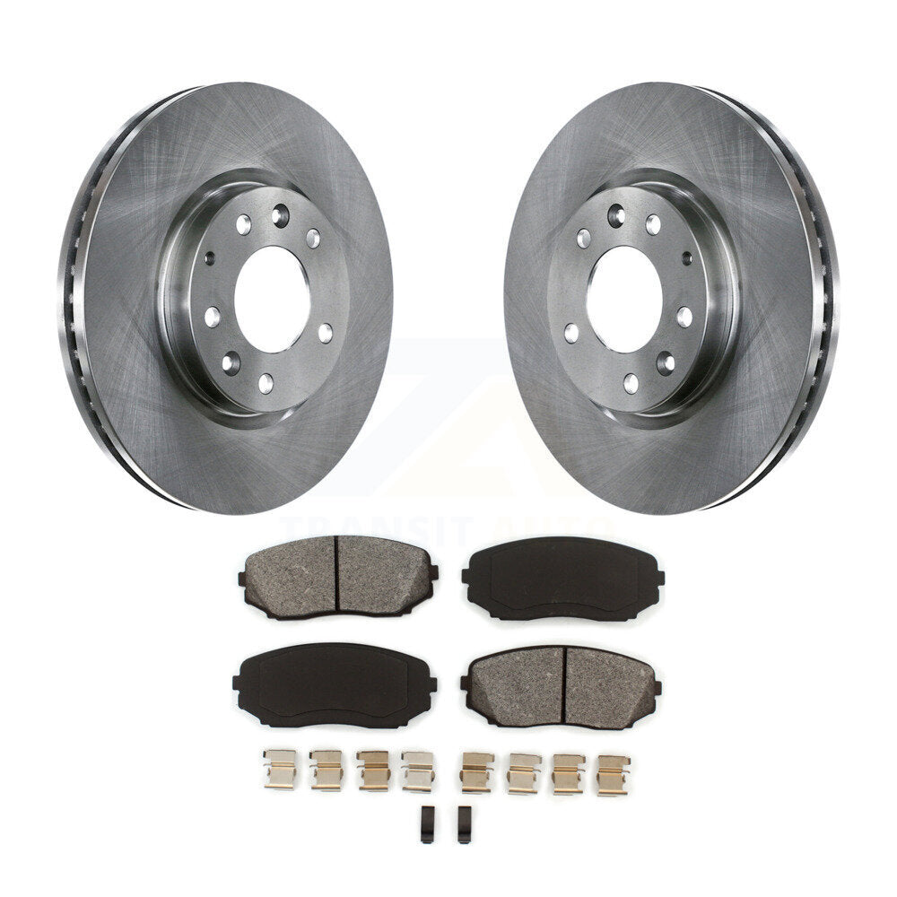 Kit de rotor de frein avant et de plaquettes semi-métalliques pour Mazda CX-7 Ford Edge Lincoln MK