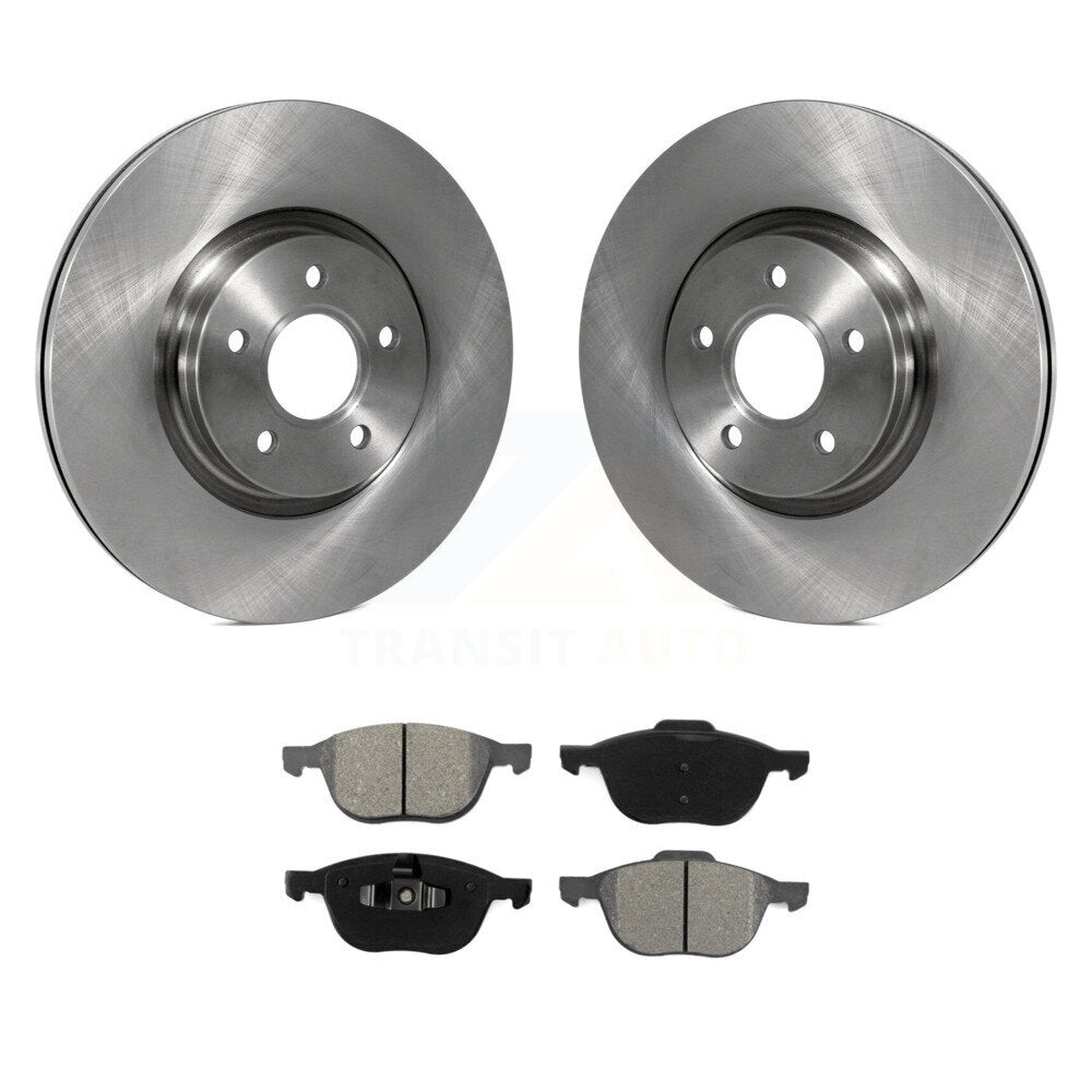 Kit de disques de frein à disque avant et plaquettes semi-métalliques pour Ford Transit Connect