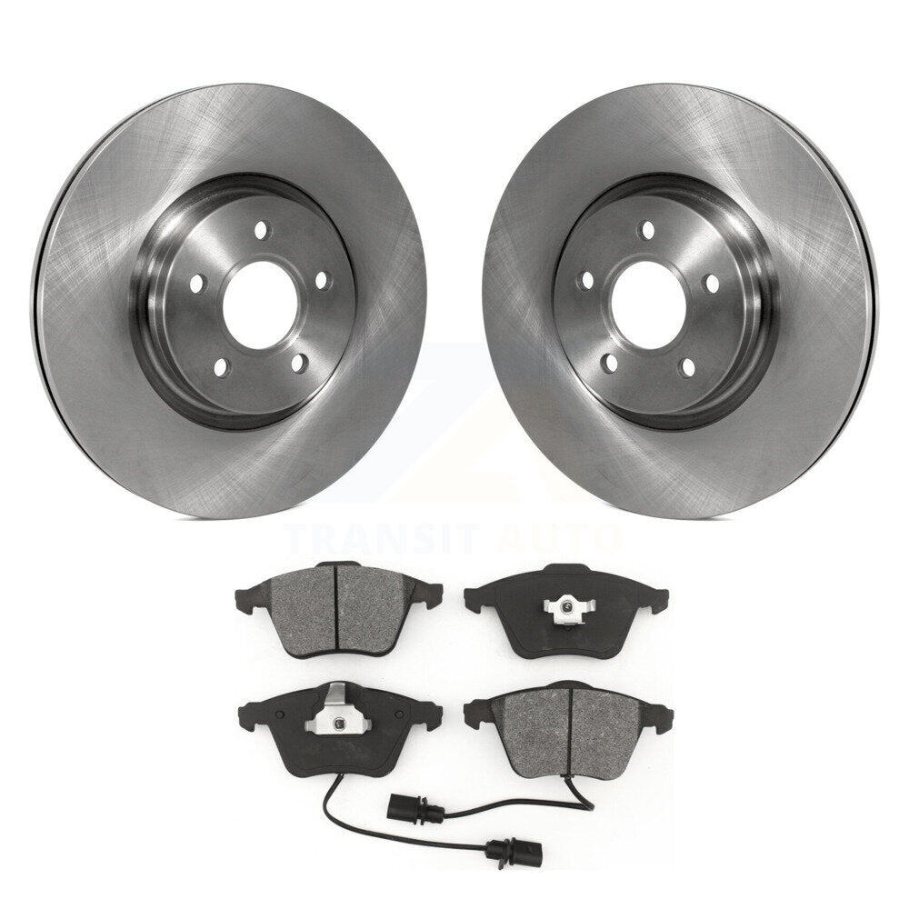 Kit de disques de frein à disque avant et plaquettes semi-métalliques pour Volvo S40 V50 C70