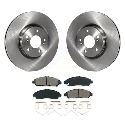 Rotor de frein à disque avant et Kit de plaquettes semi-métalliques pour Honda Pilot Acura MDX RLX ZD