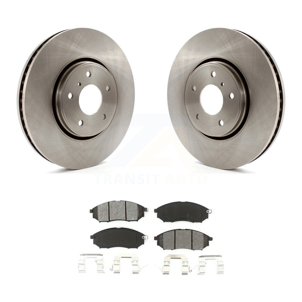 Kit de disques de frein à disque avant et plaquettes semi-métalliques pour INFINITI FX35 FX37 FX45