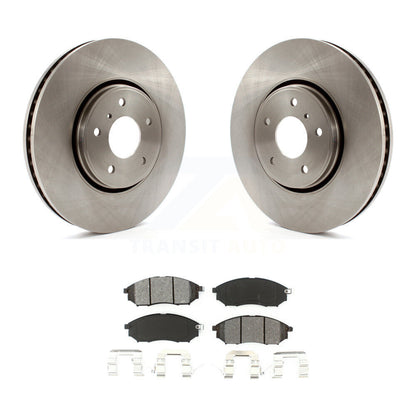 Kit de disques de frein à disque avant et plaquettes semi-métalliques pour INFINITI FX35 FX37 FX45