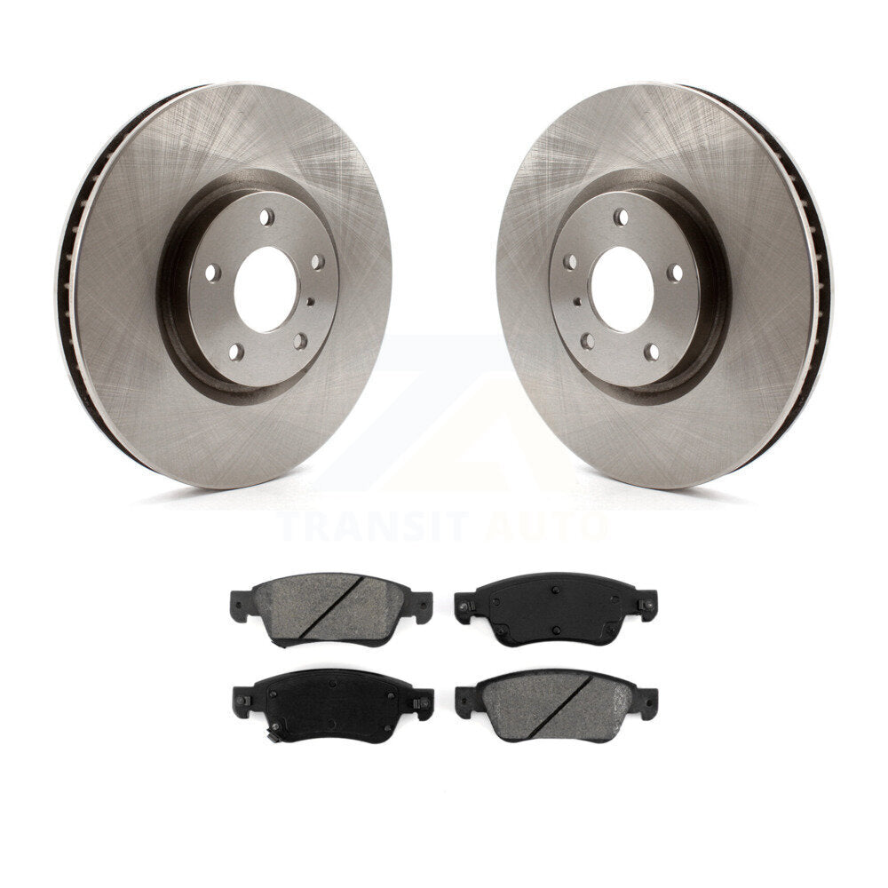 Kit de disques de frein à disque avant et plaquettes semi-métalliques pour INFINITI G37 G35 Q60