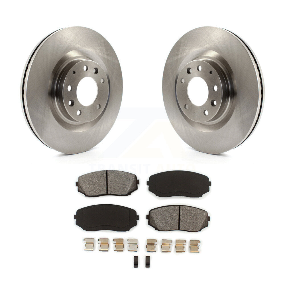 Kit de disques de frein à disque avant et plaquettes semi-métalliques pour Mazda CX-9 2007-2015