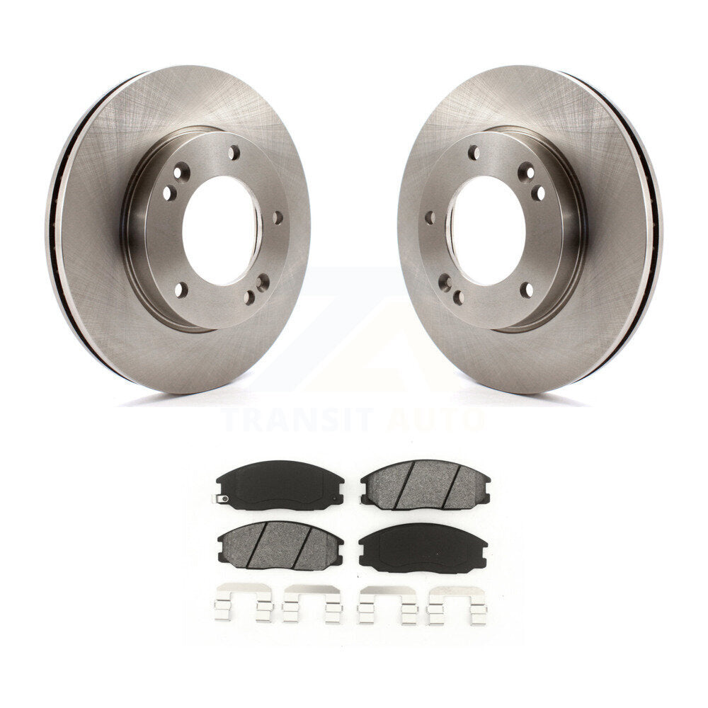 Kit de disques de frein à disque avant et plaquettes semi-métalliques pour Kia Sorento 2007-2009