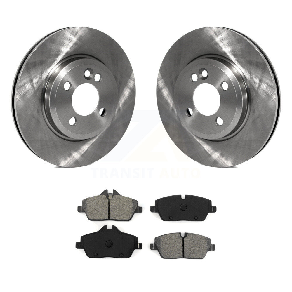 Kit de disques de frein à disque avant et plaquettes semi-métalliques pour Mini Cooper K8S-100544