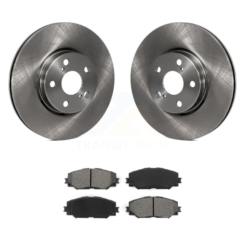 Kit de rotor de frein avant et de plaquettes semi-métalliques pour Toyota Corolla Matrix Pontiac Vib