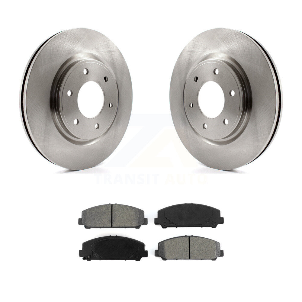 Rotors de frein avant et Kit de plaquettes semi-métalliques pour Nissan TITAN INFINITI Armada QX8