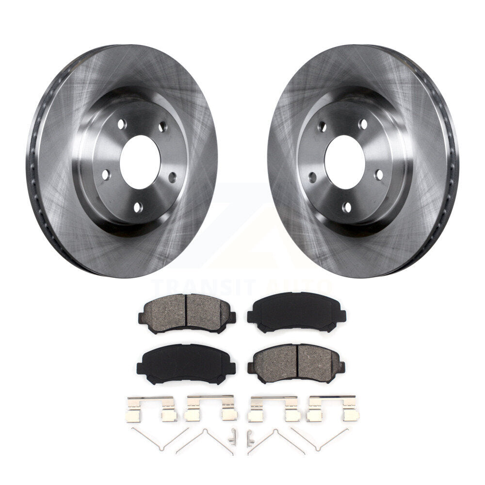 Kit de disques de frein à disque avant et plaquettes semi-métalliques pour Nissan Rogue Select