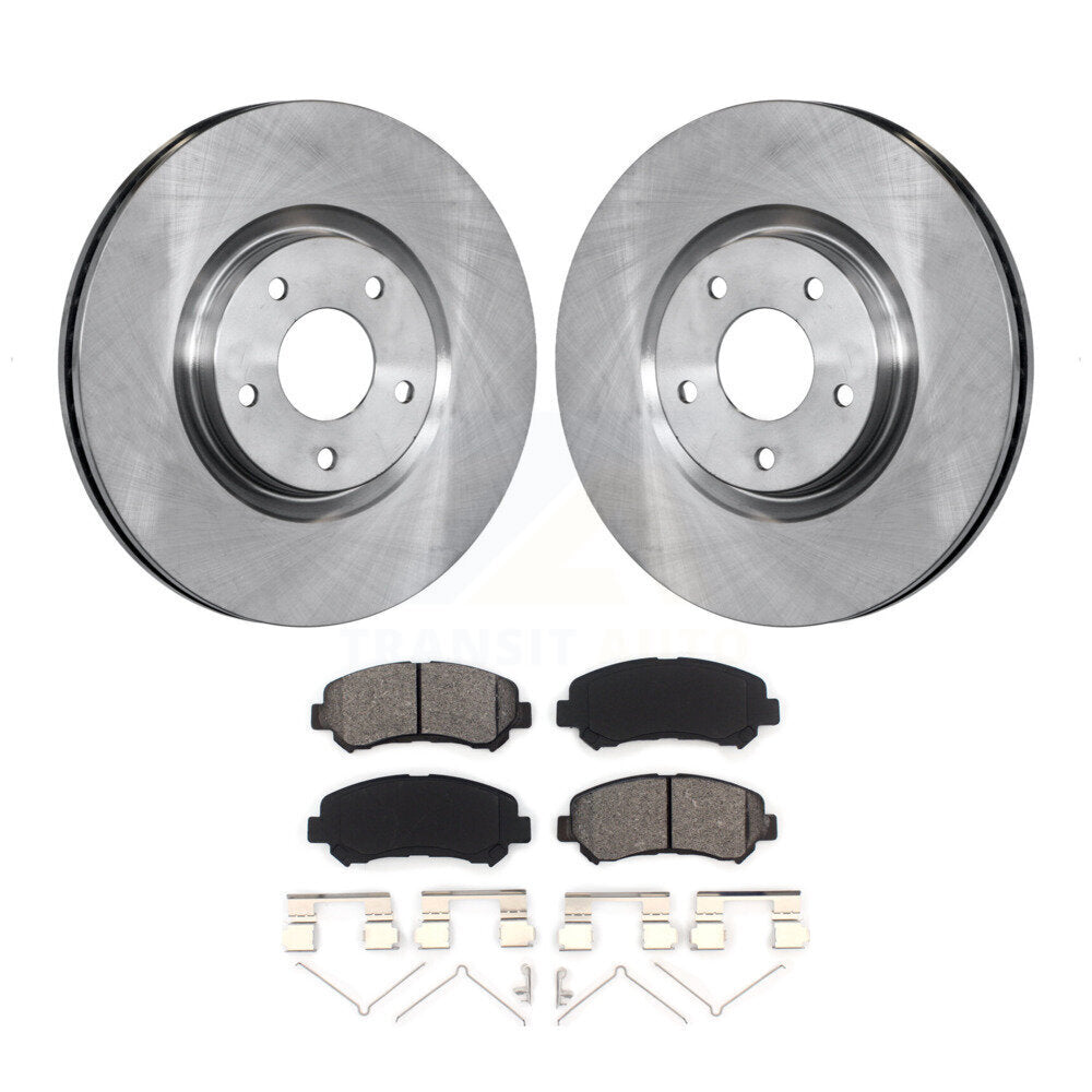 Kit de disques de frein à disque avant et plaquettes semi-métalliques pour Nissan Sentra Juke