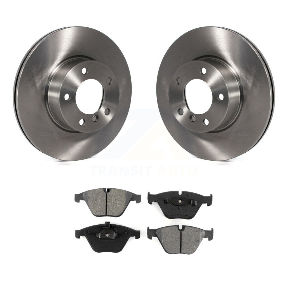 Kit de rotors de frein à disque avant et plaquettes semi-métalliques pour BMW 328i xDrive X1 328xi