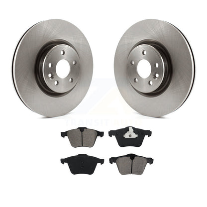 Rotors de frein à disque avant et Kit de plaquettes semi-métalliques pour Volvo XC70 S60 V60 S80 V7