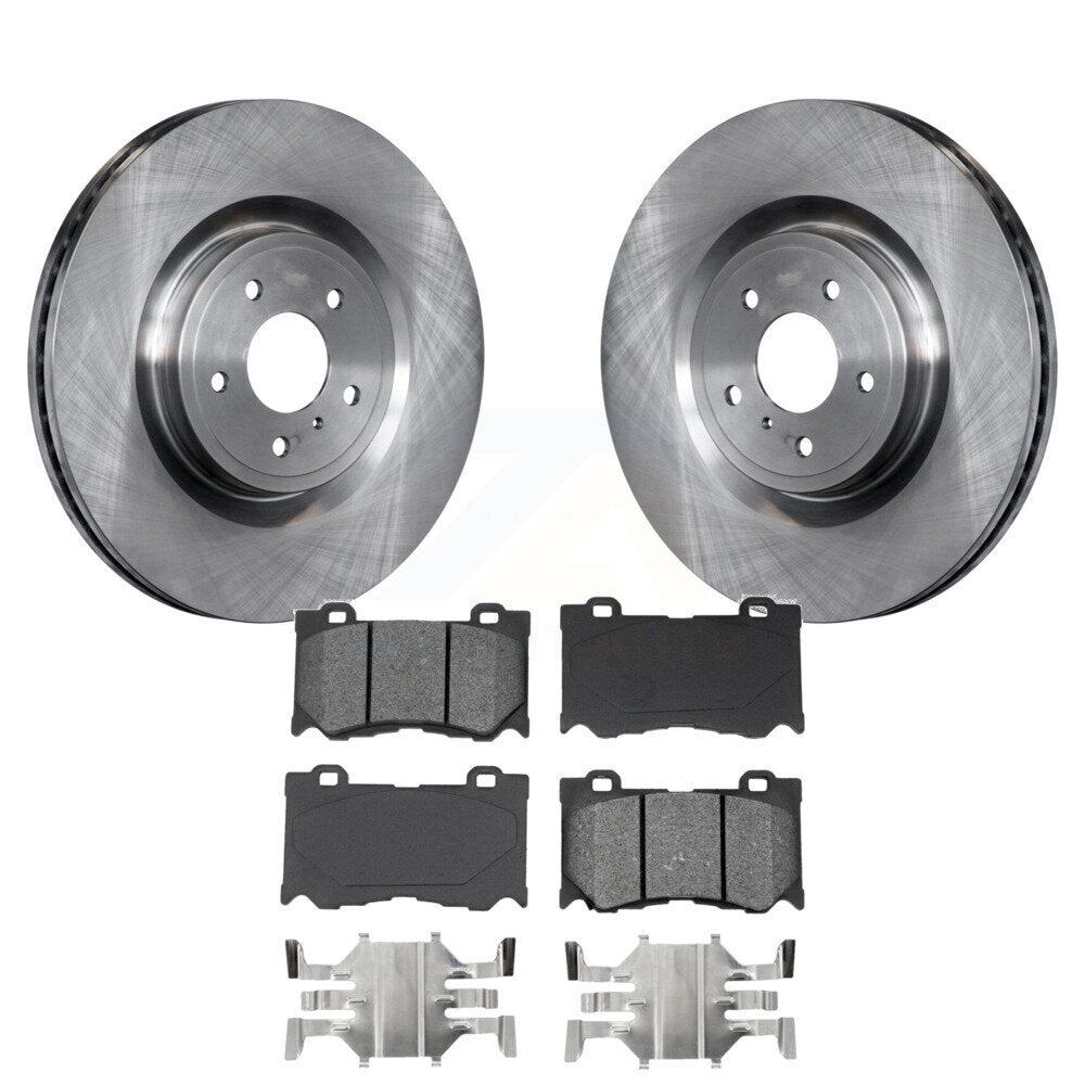 Kit de plaquettes semi-métalliques de Rotor de frein avant, pour INFINITI Q50 G37 Nissan 370Z Q60 M3