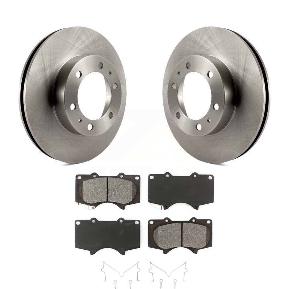 Kit de rotor de frein avant et de plaquettes semi-métalliques pour Toyota Tacoma 4Runner FJ Cruise