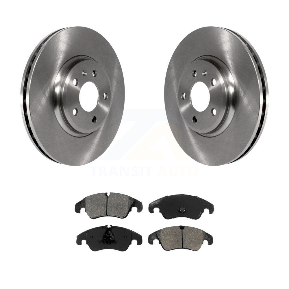 Rotor de frein à disque avant et Kit de plaquettes semi-métalliques pour Audi A4 Quattro Q5 A5 allroa