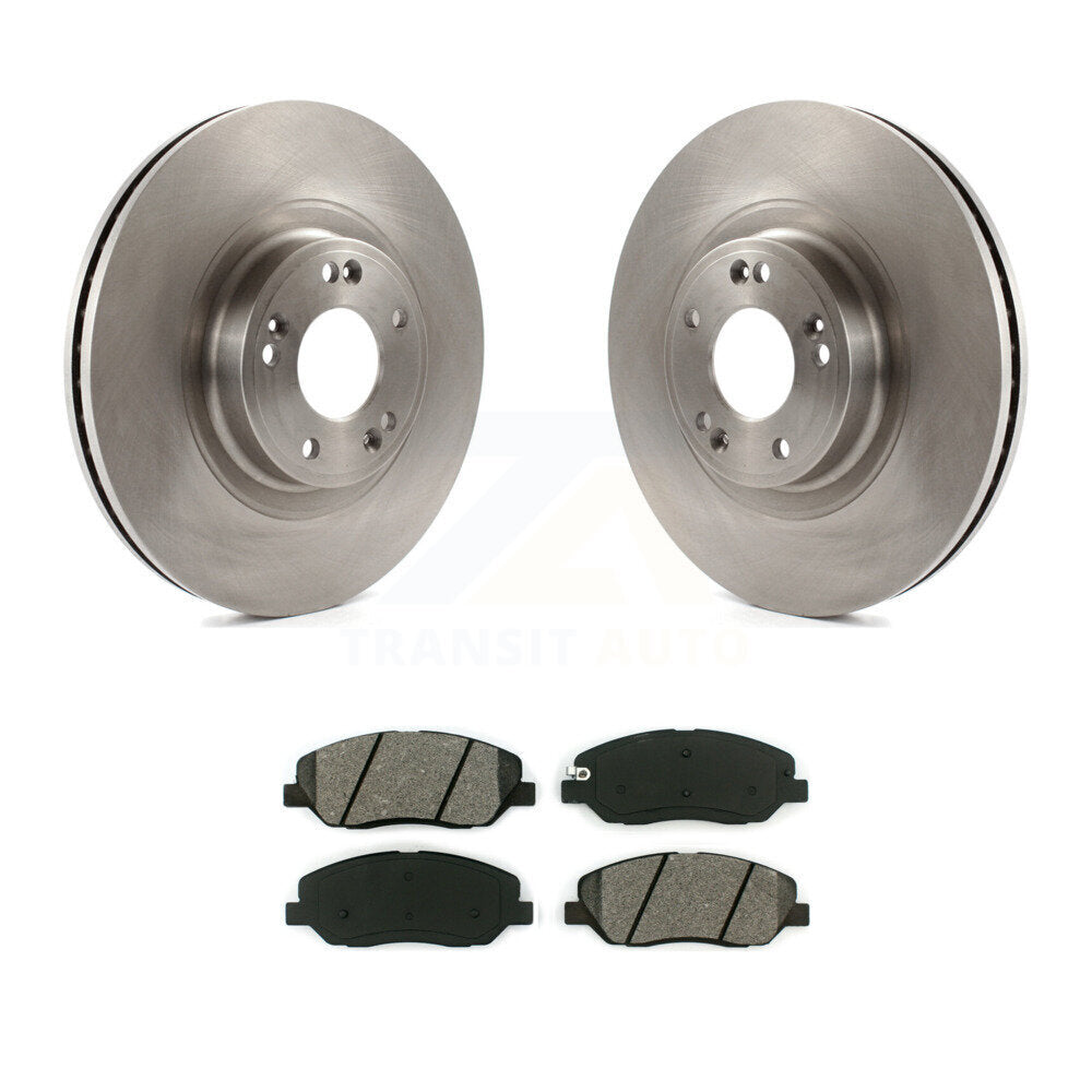 Kit de disques de frein à disque avant et plaquettes semi-métalliques pour Hyundai Genesis 3.8 2012