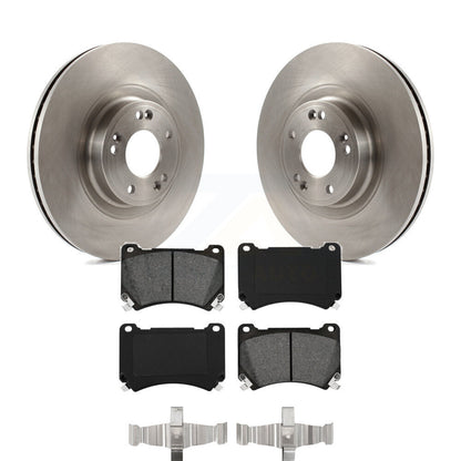 Kit de disques de frein à disque avant et plaquettes semi-métalliques pour Hyundai Genesis