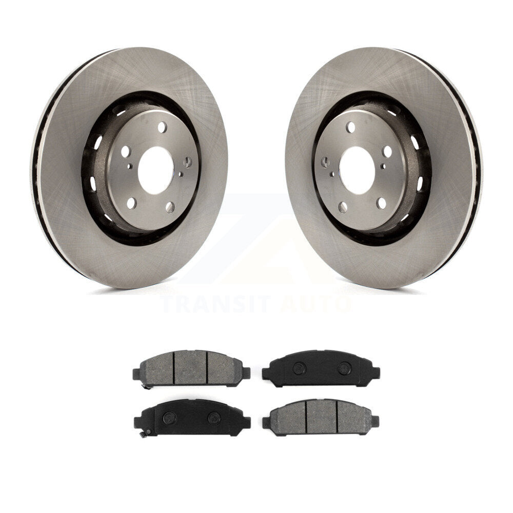 Kit de disques de frein à disque avant et plaquettes semi-métalliques pour Toyota Venza 2009-2016