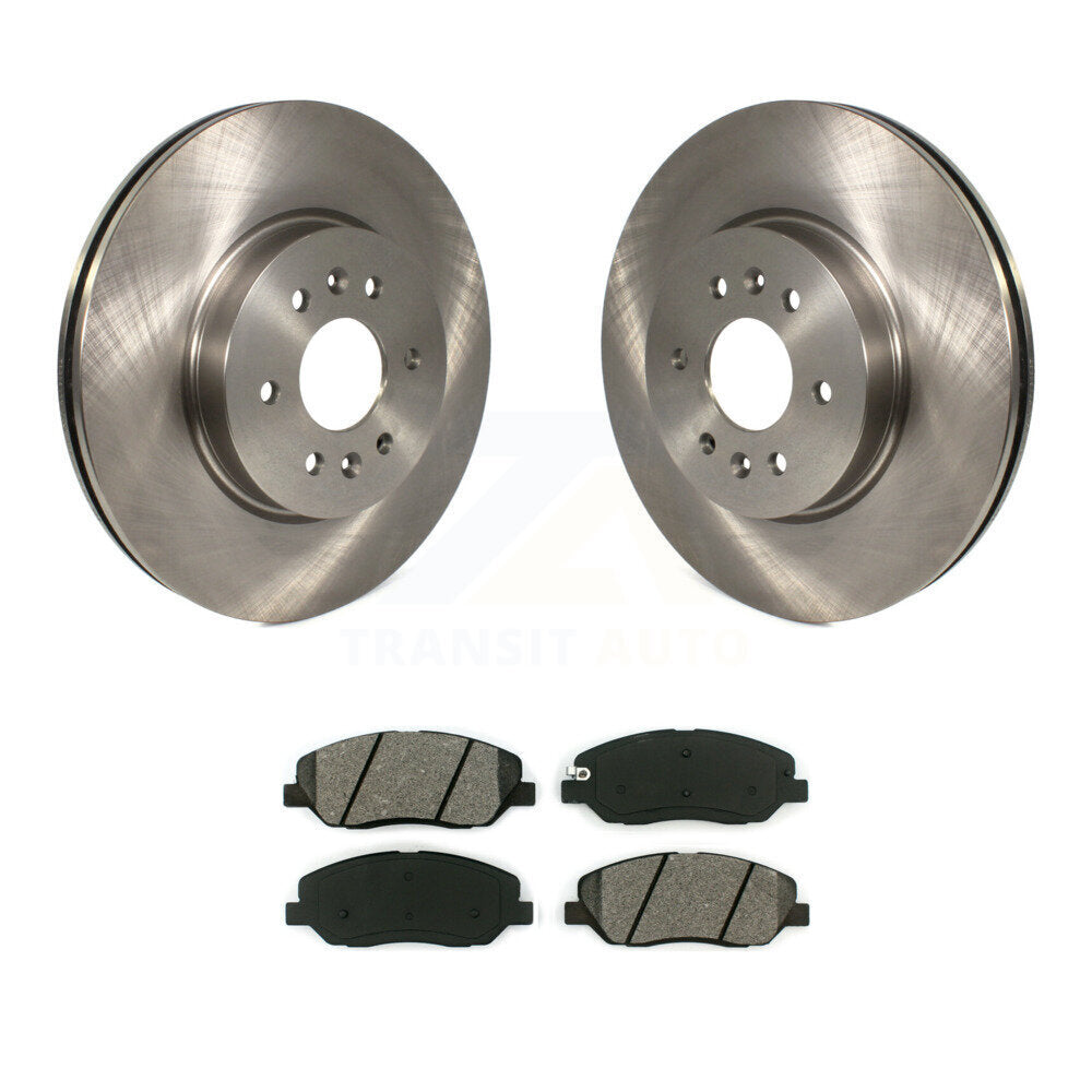 Kit de disques de frein à disque avant et plaquettes semi-métalliques pour Kia Borrego 2009-2011