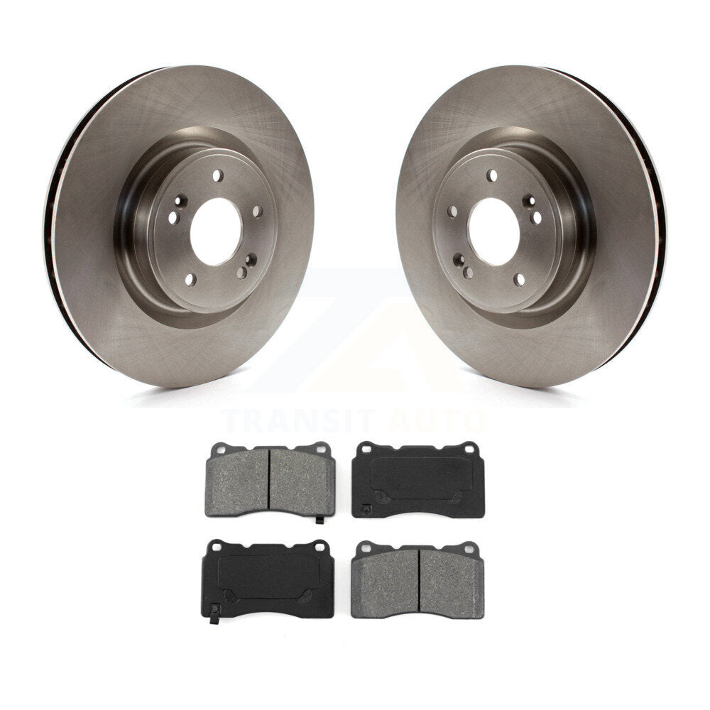 Kit de disques de frein à disque avant et plaquettes semi-métalliques pour Hyundai Genesis Coupé