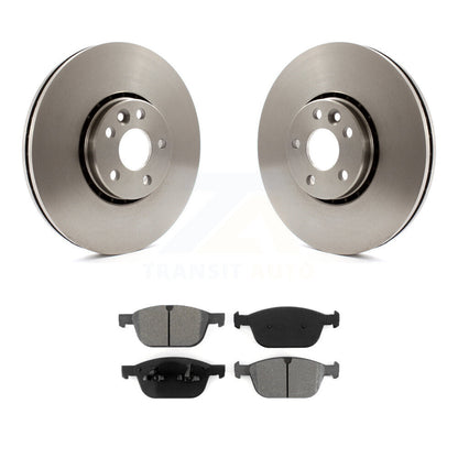 Kit de disques de frein à disque avant et plaquettes semi-métalliques pour Volvo XC60 2010-2015