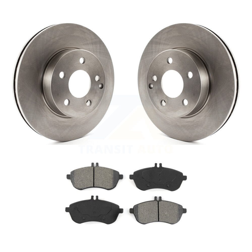 Rotors de frein à disque avant et Kit de plaquettes semi-métalliques pour Mercedes-Benz C300 C250 C23