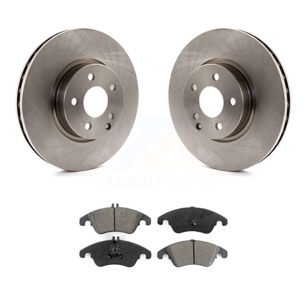 Rotors de frein avant et Kit de plaquettes semi-métalliques pour Mercedes-Benz C300 E350 C350 E40