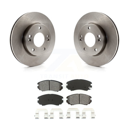 Kit de disques de frein à disque avant et plaquettes semi-métalliques pour Kia Soul 2010-2011 1,6 L