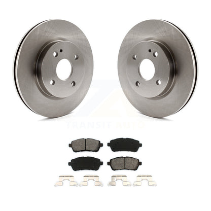 Kit de disques de frein à disque avant et plaquettes semi-métalliques pour Mazda 2 2011-2014