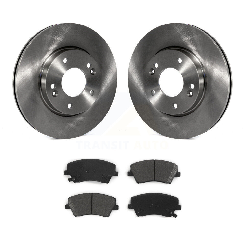 Kit de disques de frein à disque avant et plaquettes semi-métalliques pour Hyundai Elantra