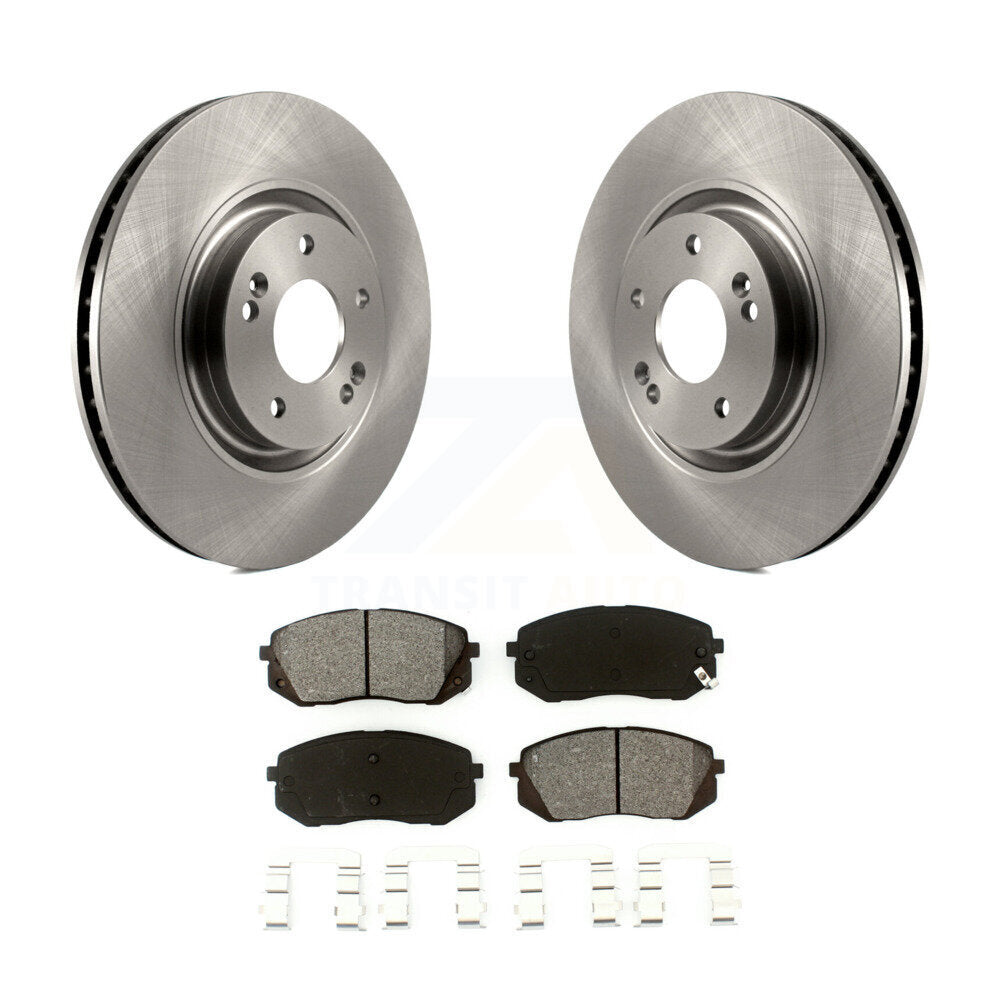 Rotors de frein avant et Kit de plaquettes semi-métalliques pour Hyundai Tucson Sonata Kia Cadenz