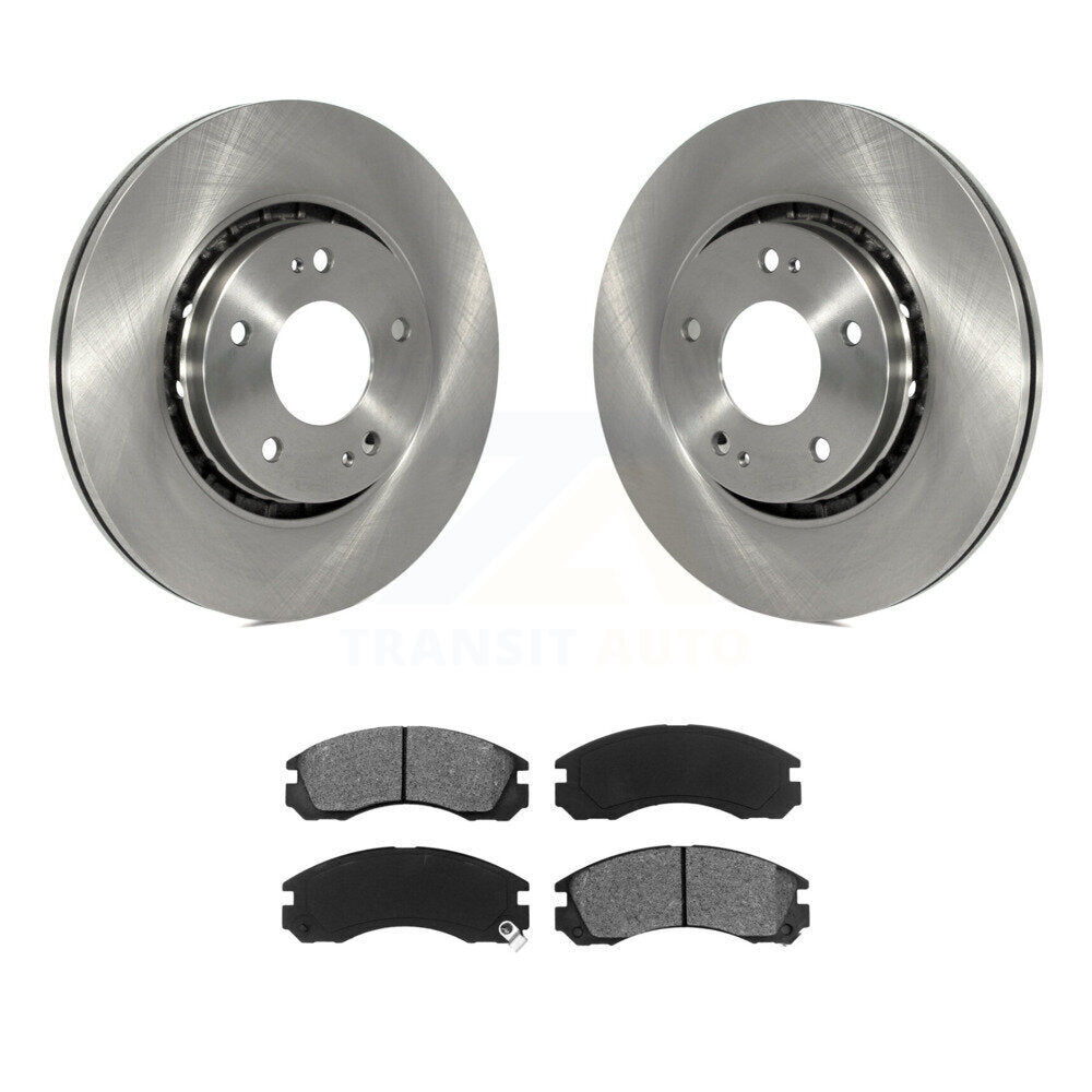 Kit de disques de frein à disque avant et plaquettes semi-métalliques pour Mitsubishi Lancer