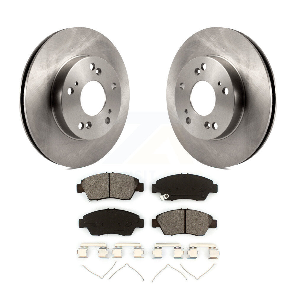 Kit de rotors de frein à disque avant et plaquettes semi-métalliques pour Honda Civic Acura ILX