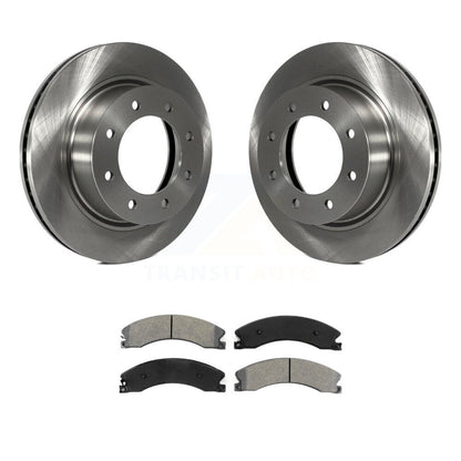 Rotor de frein à disque avant et Kit de plaquettes semi-métalliques pour Nissan NV2500 NV3500 NV150